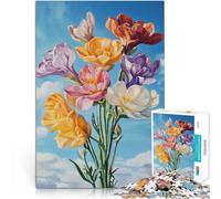 Puzzle da 1000 pezzi per adulti Fioritura in Fresia Antistress Vacanza in patria Uccidere il tempo Giocattoli per la decorazione della casa 38x26cm