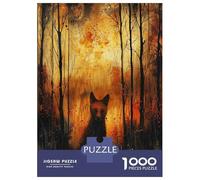 Puzzle Da 1000 Pezzi Per Adulti Firelit Dingo Puzzle Per Adulti Gioco Pratico Difficile Difficile Unico Compleanno E Regali 70x50cm/1000pcs
