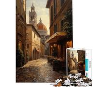 Puzzle da 1000 pezzi per adulti Firenze Italia Bellezza Puzzle per adulti Giocattolo Decorazione da parete Migliora la memoria Difficile e stimolante (Dimensioni 38x52cm)