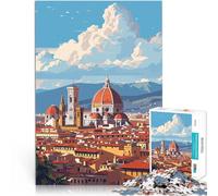 Puzzle da 1000 pezzi per adulti Firenze Italia per il giocattolo di sfida del gioco educativo Decorazioni e regali unici per la casa 52x38cm