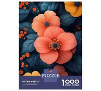 Puzzle Da 1000 Pezzi Per Adulti Floral Art Print Puzzle Per Adolescenti Gioco Per Famiglie Migliora La Memoria Difficile E Stimolante 70x50cm/1000pcs