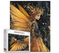 Puzzle da 1000 pezzi per adulti foglie autunnali principessa puzzle retrò astratto farfalla ragazze 1000 pezzi puzzle per impegnativo gioco di attività familiare fai da te puzzle decorazione da parete