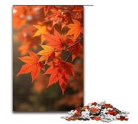 Puzzle da 1000 pezzi per adulti Foglie d'acero Benvenuto Autunno Gioco Puzzle per è ideale come regalo per tutta la famiglia 1000 pezzi (75x50 cm)