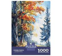 Puzzle Da 1000 Pezzi Per Adulti Forest Autumn Trail Puzzle Per Adulti Giochi Rilassanti Vacanza A Casa Passatempo Difficile E Stimolante 38x26cm/1000pcs