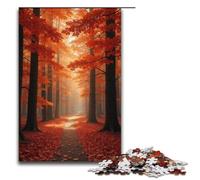 Puzzle da 1000 pezzi per adulti Foresta d'acero nel tardo autunno gioco pratico decorazioni e regali unici per la casa 1000 pezzi (38x26 cm)
