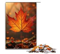 Puzzle da 1000 pezzi per adulti Foresta d'acero nel tardo autunno. Puzzle ideale come regalo per tutta la famiglia. 1000 pezzi (75x50 cm).