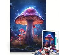 Puzzle da 1000 pezzi per adulti Foresta dei Funghi Magici gioco divertente analisi e logica adatto come decorazione da scrivania 50x75cm
