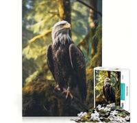 Puzzle da 1000 pezzi per adulti, Foresta dell'Aquila, gioco educativo, allena la mente e la mano, migliora l'amore tra le coppie 38x52cm