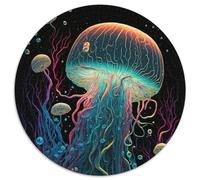 Puzzle da 1000 pezzi per adulti, Foresta di funghi psichedelici, puzzle difficili per adulti, gioco rompicapo per adolescenti, regalo perfetto per una serata di giochi in famiglia (67,5x67,5cm)
