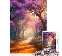 Puzzle da 1000 pezzi per adulti foresta incantata mistica giocattolo decorazione da parete opera d'arte regalo gioco pratico migliora l'amore tra coppie dimensioni 38x26cm