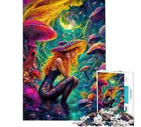 Puzzle da 1000 pezzi per adulti foresta incantata puzzle da sogno per adolescenti ideale per passare il tempo durante le vacanze a casa lista dei desideri con Babbo Natale compleanno