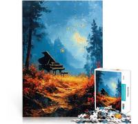 Puzzle da 1000 pezzi per adulti Foresta Piano Natura per il giocattolo di sfida del gioco educativo Collezione di artisti, Belle arti 38x26cm