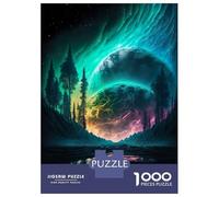 Puzzle Da 1000 Pezzi Per Adulti Forrest Creek Moon Galaxy Puzzle Per Adulti Gioco Rompicapo Antistress Regalo Di Compleanno E Unico 38x26cm/1000pcs