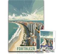 Puzzle da 1000 pezzi per adulti, Fortaleza, gioco di sfida unico, attività per famiglie, regali di compleanno, dimensioni 38x52cm