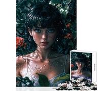 Puzzle da 1000 pezzi per adulti Fractured Reality Girl Giocattoli antistress Regali di compleanno per gioco educativo Adatto per la decorazione del desktop Dimensioni 38x52cm