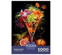 Puzzle Da 1000 Pezzi Per Adulti Fruit Cocktail Art Print Puzzle Per Adulti Gioco Per Famiglie Decorazione Per La Casa Regali Di Compleanno E Unici 52x38cm/1000pcs