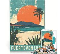Puzzle da 1000 pezzi per adulti, Fuerteventura in Spagna, gioco educativo, difficile e stimolante, collezione d'artista, belle arti 38x52cm