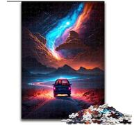 Puzzle da 1000 pezzi per adulti, Fuga dalla città, in legno, rompicapo fai da te, perfetto gioco per famiglie o regalo decorativo, 1000 pezzi(50x75cm)