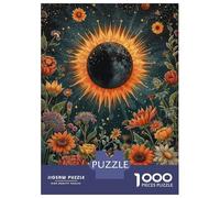 Puzzle Da 1000 Pezzi Per Adulti Full Solar Eclipse Blossom Puzzle Per Adolescenti Giocattolo Decorazione Da Parete Regalo Di Compleanno Regali Unici Per Compleanno E Natale 38x26cm/1000pcs