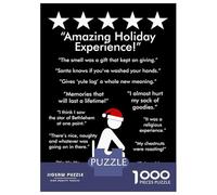 Puzzle Da 1000 Pezzi Per Adulti FUNNY HOLIDAYS BLACK Puzzle Antistress Giocattoli Difficili Regali Unici Per Compleanno E Natale 70x50cm/1000pcs