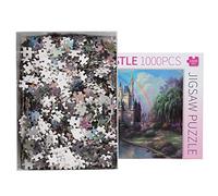 Puzzle da 1000 pezzi per adulti, fuochi d'artificio, foglie d'autunno, puzzle di carta, grande puzzle, opere d'arte per adulti, adolescenti, decorazioni di famiglia, unico