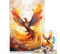 Puzzle da 1000 pezzi per adulti Fuoco di fenice per il giocattolo di sfida del gioco educativo perché è ideale come regalo per tutta la famiglia 50x70cm