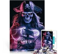 Puzzle da 1000 pezzi per adulti Furia dei pirati Giocattoli educativi per l'apprendimento Giochi per famiglie Decorazione d'arte per la casa 75x50cm