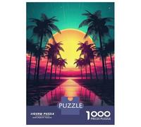 Puzzle Da 1000 Pezzi Per Adulti Futuristic Synth Dream Puzzle Gioco Rompicapo Regalo Per Donne Difficile E Stimolante 38x26cm/1000pcs