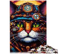 Puzzle da 1000 pezzi per adulti futuristico gatto giocattolo da gioco sofisticato 50 x 75 cm gioco educativo per compleanno Natale