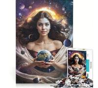Puzzle da 1000 pezzi per adulti, Gaia Madre dell'Universo, gioco divertente, allena la mente e la mano, ideale come regalo per tutta la famiglia 38x26cm