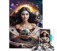 Puzzle da 1000 pezzi per adulti Gaia Madre dell'Universo puzzle per adolescenti gioco per famiglie decorazione per la casa difficile e stimolante (dimensioni 38x26cm)