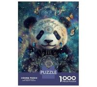 Puzzle Da 1000 Pezzi Per Adulti Galactic Panda Dreamcatcher Puzzle Per Adulti Gioco Rompicapo Difficile Sfida Educativa Difficile 52x38cm/1000pcs
