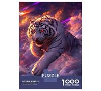 Puzzle Da 1000 Pezzi Per Adulti Galactic Tiger Roar Puzzle Per Adulti Gioco Per Famiglie Analisi E Logica Difficoltà E Sfida 38x26cm/1000pcs