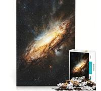 Puzzle da 1000 pezzi per adulti galassia a spirale nello spazio gioco rompicapo impegnativo da completare rafforza l'amore tra le coppie 38x26cm