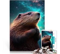 Puzzle da 1000 pezzi per adulti Galassia del castoro Giocattoli educativi per l'apprendimento Giochi per famiglie grande regalo 52x38cm