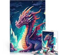 Puzzle da 1000 pezzi per adulti Galassia Fantasy del Drago 3 Gioco impegnativo e gioco in famiglia Giocattoli per la decorazione della casa 52x38cm
