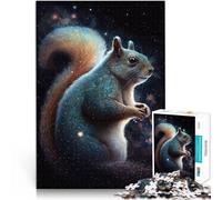 Puzzle da 1000 pezzi per adulti, galassia, scoiattolo, gioco impegnativo, compleanno unico, 50 x 74,9 cm, per adolescenti dai 14 anni in su