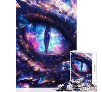 Puzzle da 1000 pezzi per adulti galassia universo occhio di drago gioco educativo per divertimento in famiglia giocattolo educativo per migliorare l'amore tra le coppie (52x38cm)