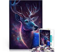 Puzzle da 1000 pezzi per adulti Galaxy Deer Puzzle Regali 26x38 cm con parti completamente a incastro casuale per bambini dai 14 anni in su