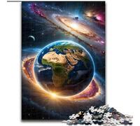 Puzzle da 1000 pezzi per adulti Galaxy Fantasy Planet Jigsaw perfetto per il divertimento in famiglia a Natale, Ringraziamento, compleanni e Pasqua (dimensioni: 26x38cm)