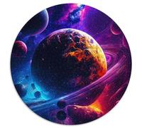 Puzzle da 1000 pezzi per adulti, Galaxy, puzzle rotondo da 1000 pezzi, puzzle fai da te impegnativo, rompicapo per adolescenti, 67,5x67,5 cm