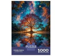 Puzzle Da 1000 Pezzi Per Adulti Galaxy Reflection Tree Puzzle Per Adulti Giochi Rilassanti Regalo Di Compleanno Ideale Come Regalo Per Tutta La Famiglia 52x38cm/1000pcs