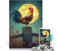 Puzzle da 1000 pezzi per adulti gallo della luna Antistress Vacanza in patria Uccidere il tempo Adatto per la decorazione del desktop 70x100cm