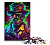 Puzzle da 1000 pezzi per adulti Gangster Zombie Neon Color Jigsaw Decorazione da parete Regali unici per compleanno e Natale 75x50cm