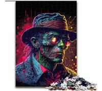 Puzzle da 1000 pezzi per adulti Gangster Zombie Pensiero in legno, un regalo perfetto per il divertimento in famiglia 50x75cm, giocattolo educativo per adolescenti, decorazione per casa e ufficio