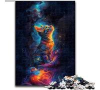 Puzzle da 1000 pezzi per adulti, gatti colorati in legno, regalo perfetto per bambini dai 14 anni in su, 50x75cm, gioco rompicapo per adolescenti, regalo perfetto per le feste