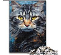 Puzzle da 1000 pezzi per adulti "Gatti dei sogni" in legno rompicapo ad alta difficoltà per adolescenti 50x75cm idea regalo di compleanno gioco rompicapo impegnativo.