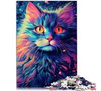 Puzzle da 1000 pezzi per adulti gatti spaziali giochi relax 26 x 38 cm sfida l'intelligenza cerebrale giocattolo avvincente adolescente dai 14 anni in su