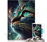 Puzzle da 1000 pezzi per adulti Gattini interstellari Difficile da completare ma divertente e umoristico perché è ideale come regalo per tutta la famiglia 75x50cm