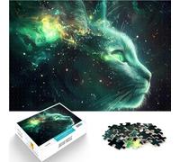 Puzzle da 1000 pezzi per adulti Gatto Cosmico Aiuta il cervello ad allenare i giocattoli che creano dipendenza per coltivare la pazienza Buon regalo 75x50cm